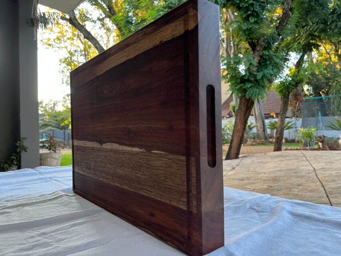 Custom Engraved Kiaat Steak Board - Image 3