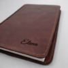 Personalised A5 Leather Notebook Cover