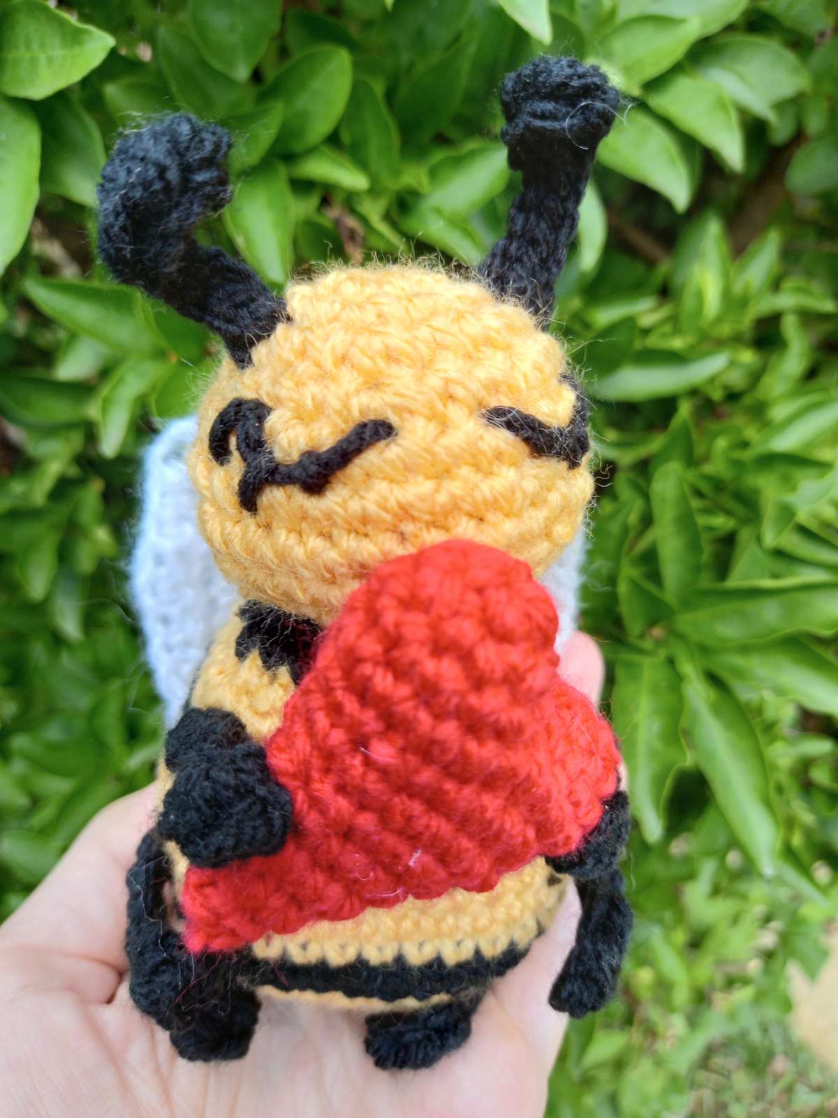 Emotional Support Bee Crochet Character - Image 11