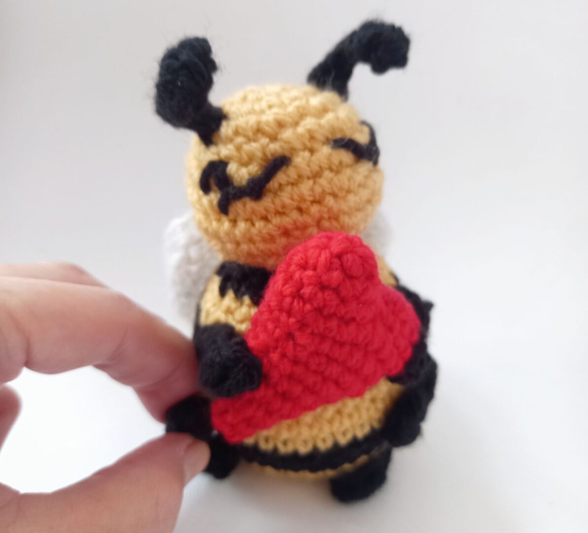 Emotional Support Bee Crochet Character