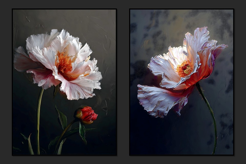 Petal Texture – A Striking Floral Canvas Collection - Image 3