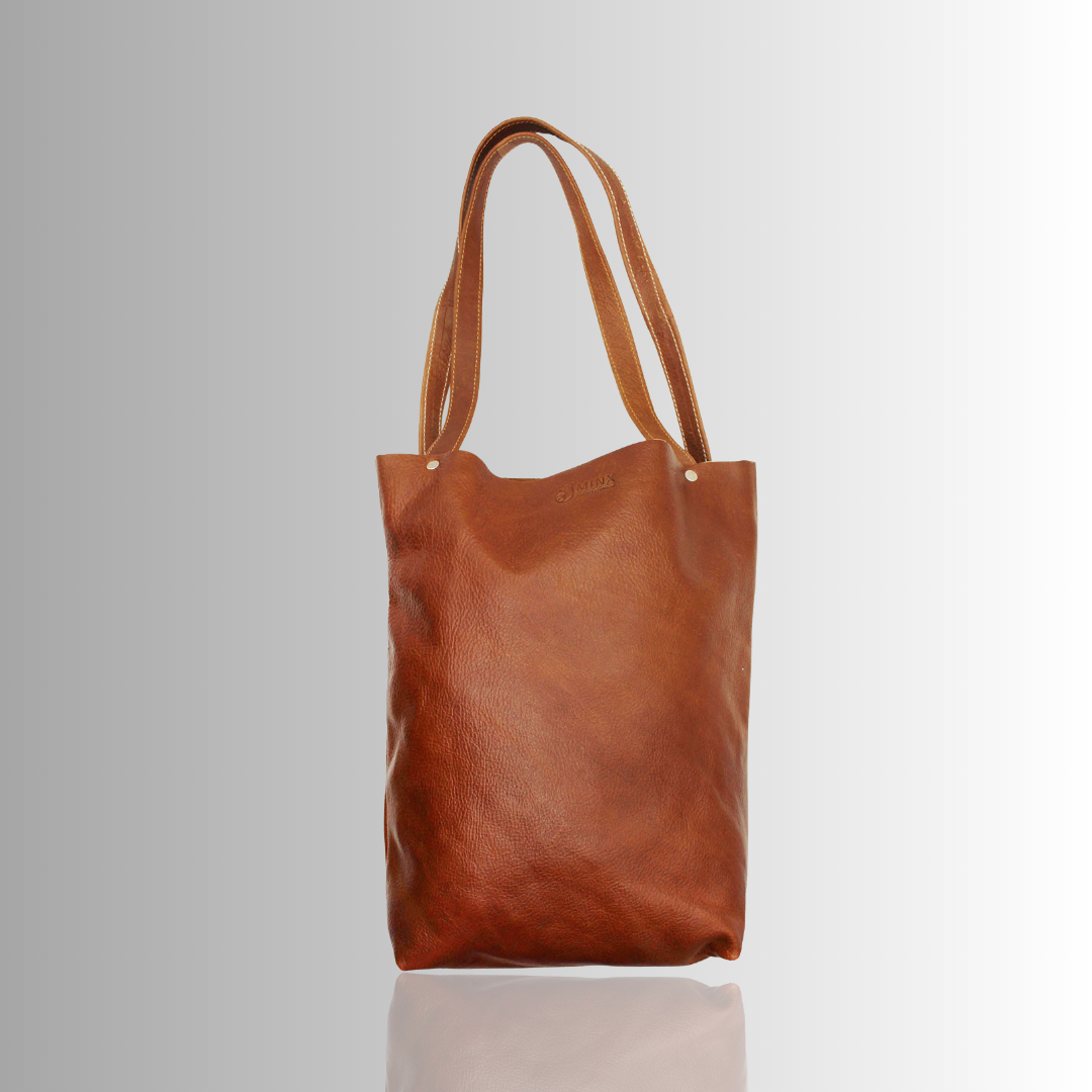 Zara Leather Shopper Bag - Image 3