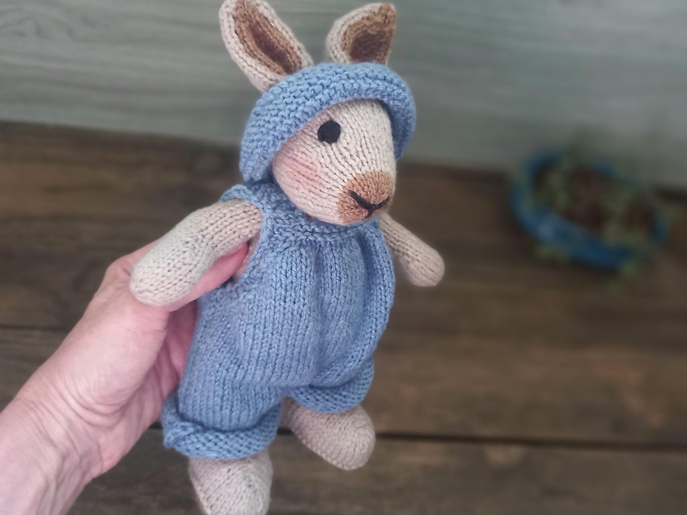 Handmade Knitted Bunny Doll - Image 7