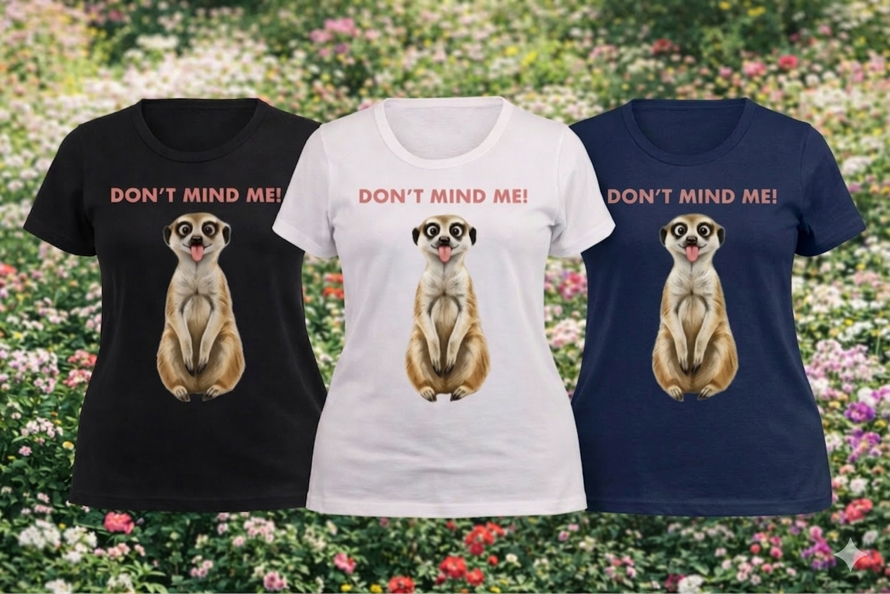 Funny Meerkat T-Shirt - Image 2