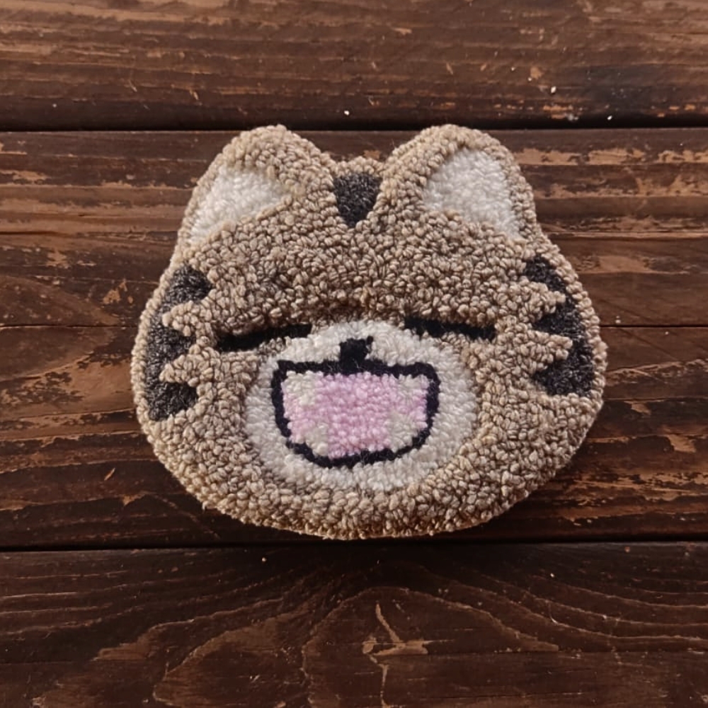 The Happy Cat Mug Rug - Image 2