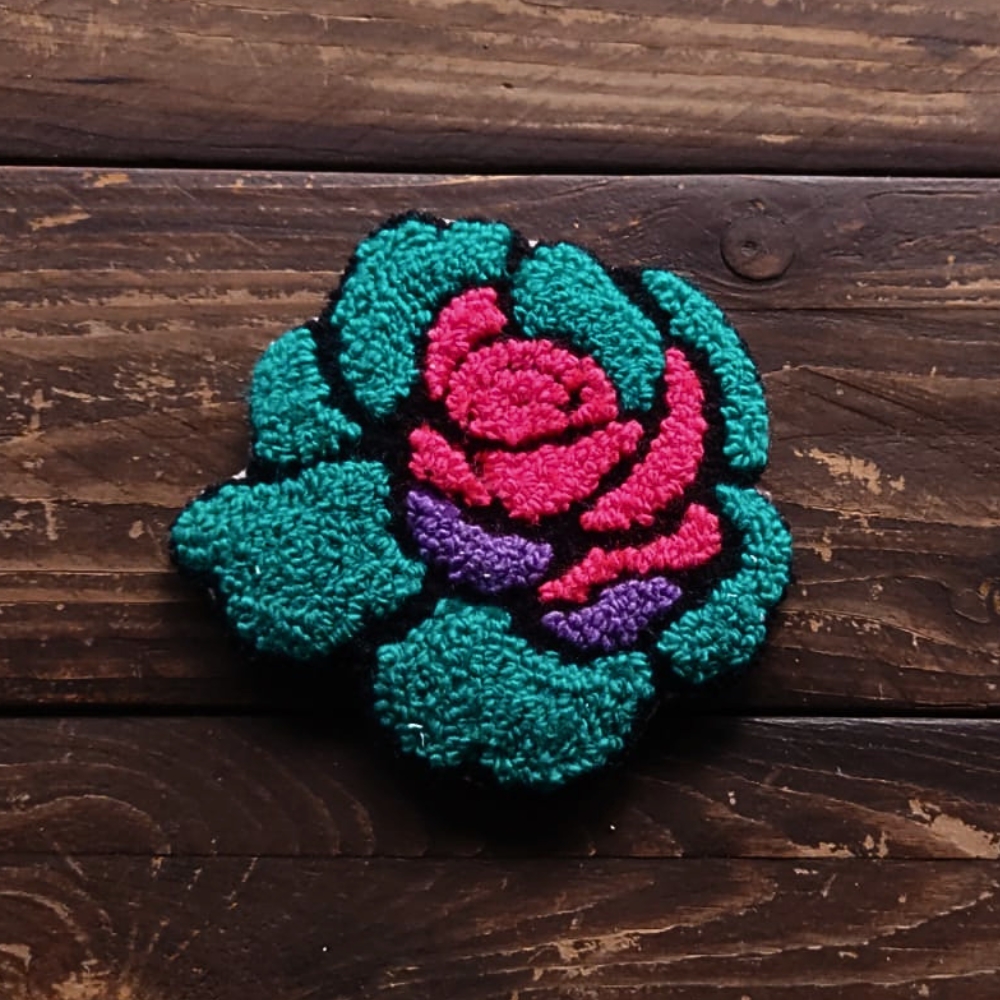Mug Rug - Neo Traditional Rose - Image 3