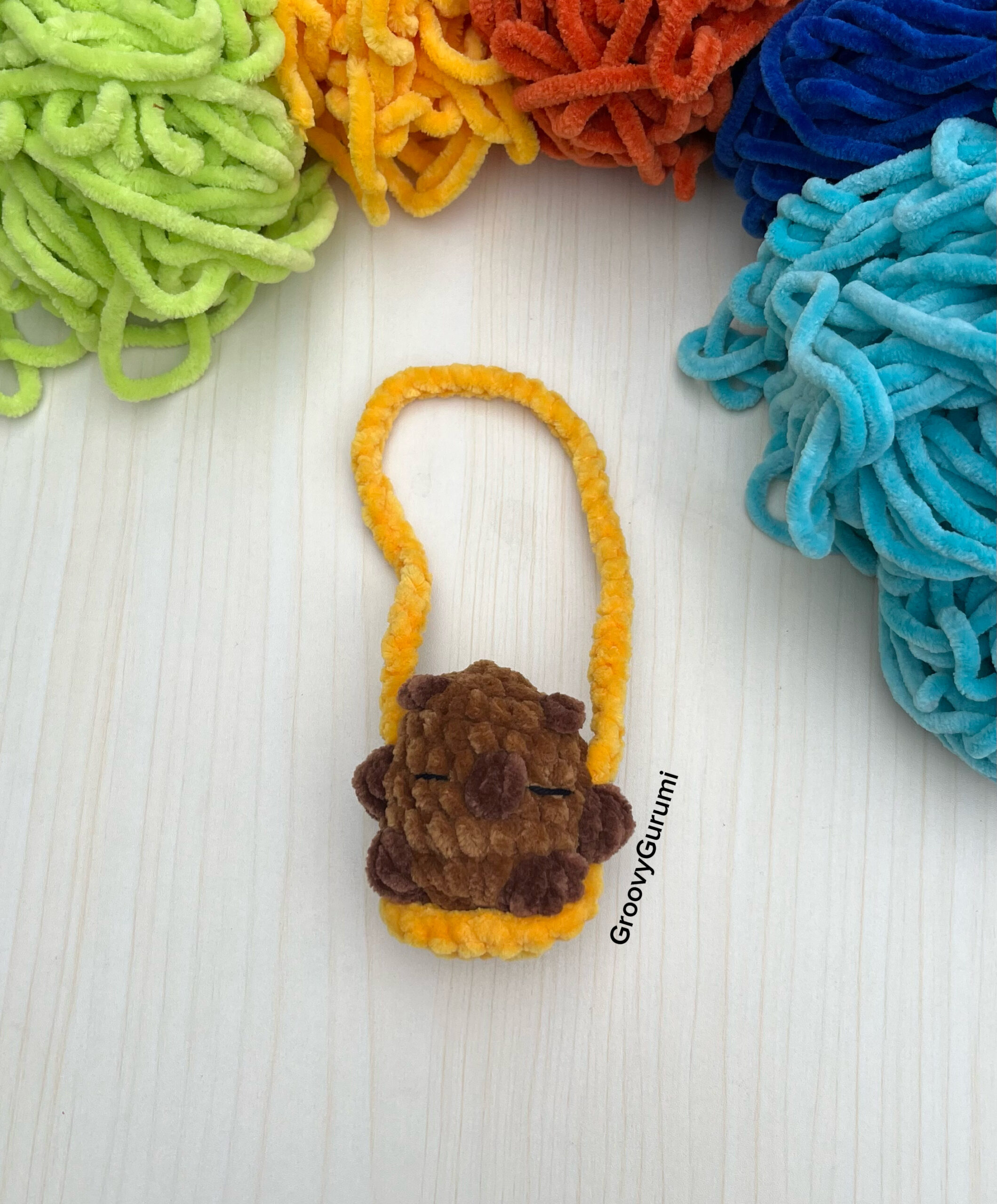 Crochet Swinging Capybara - Image 3