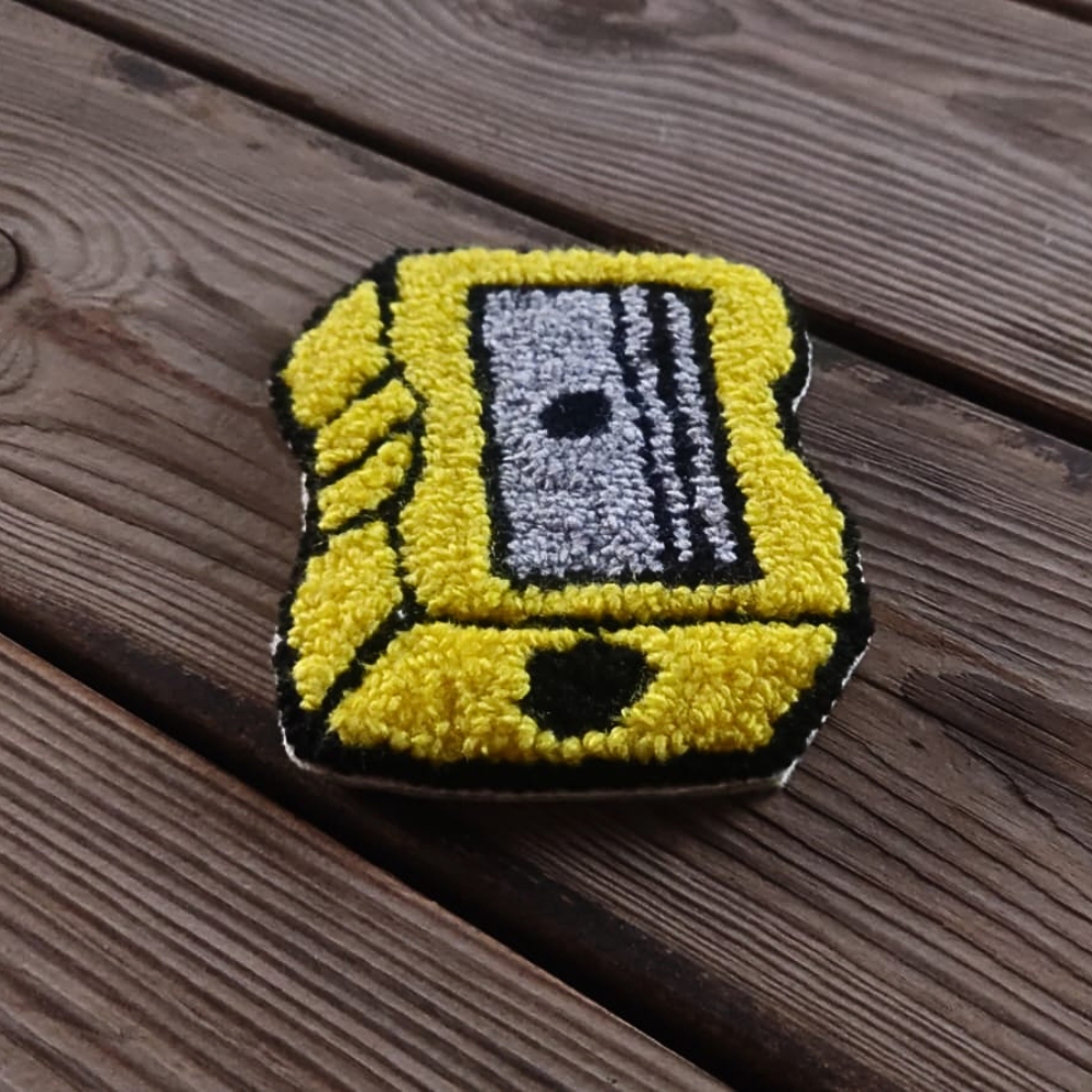 Yellow Sharpener Mug Rug - Image 2