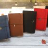 A5 Trifold Leather Journal