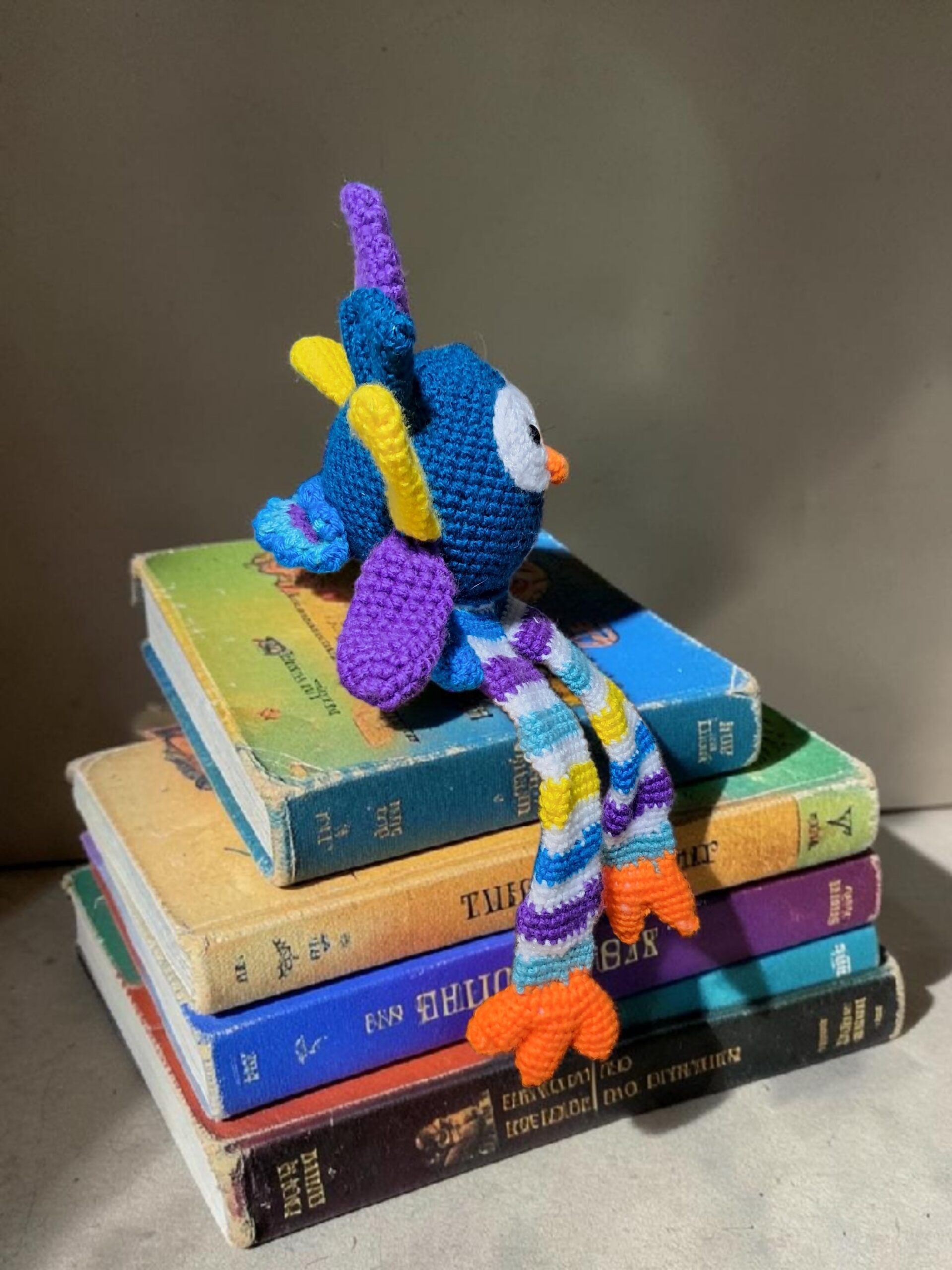 Handmade Quirky Amigurumi Bird Plush Toy - Image 2