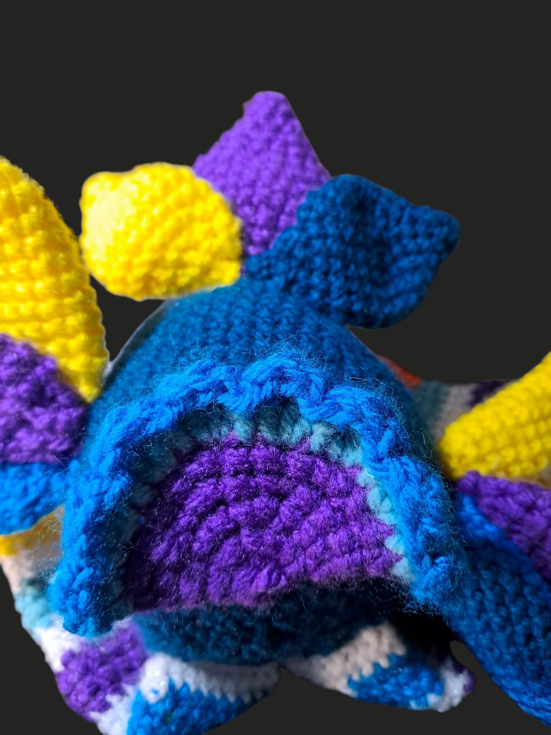 Handmade Quirky Amigurumi Bird Plush Toy - Image 3