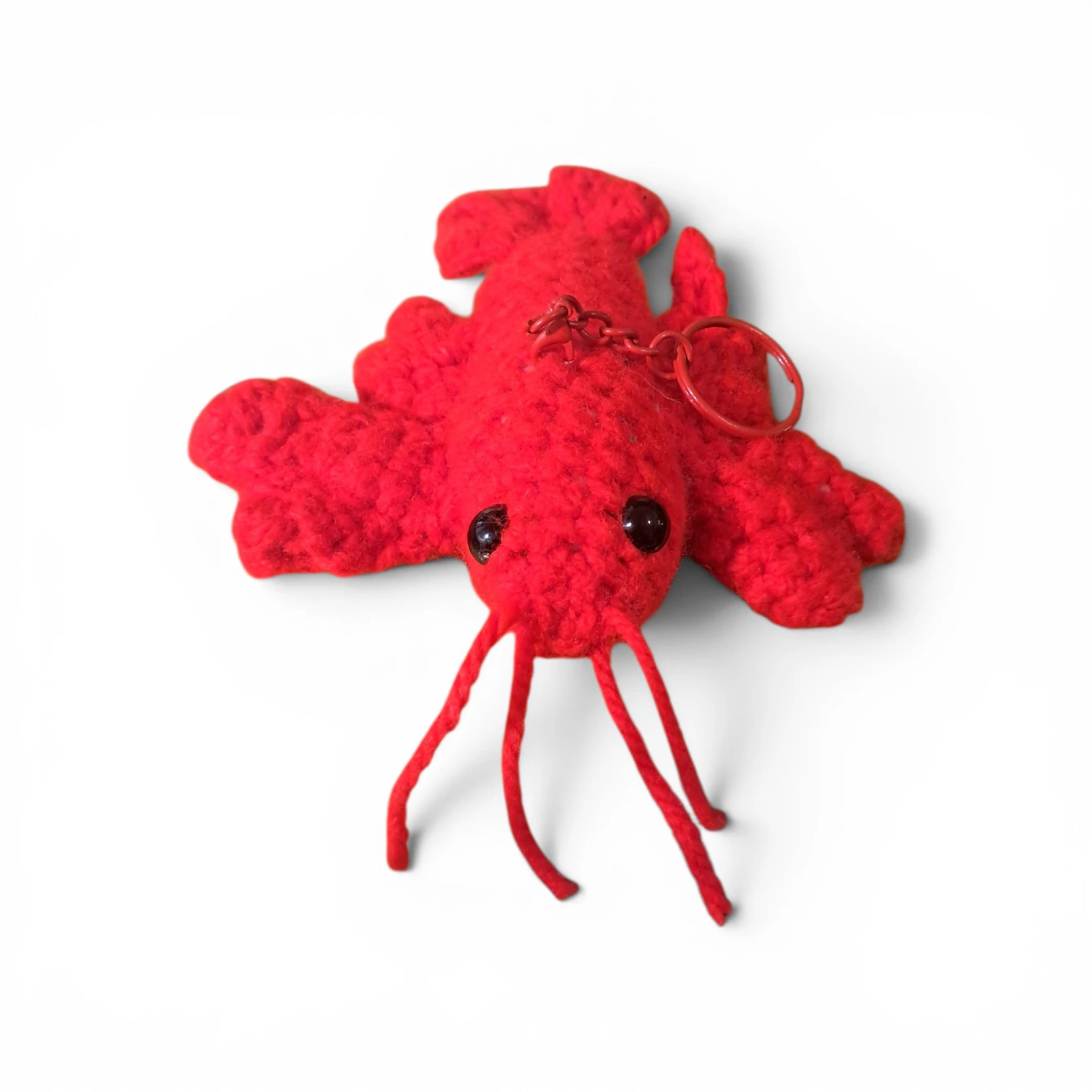 Crochet Lobster Keychain or Bag Charm