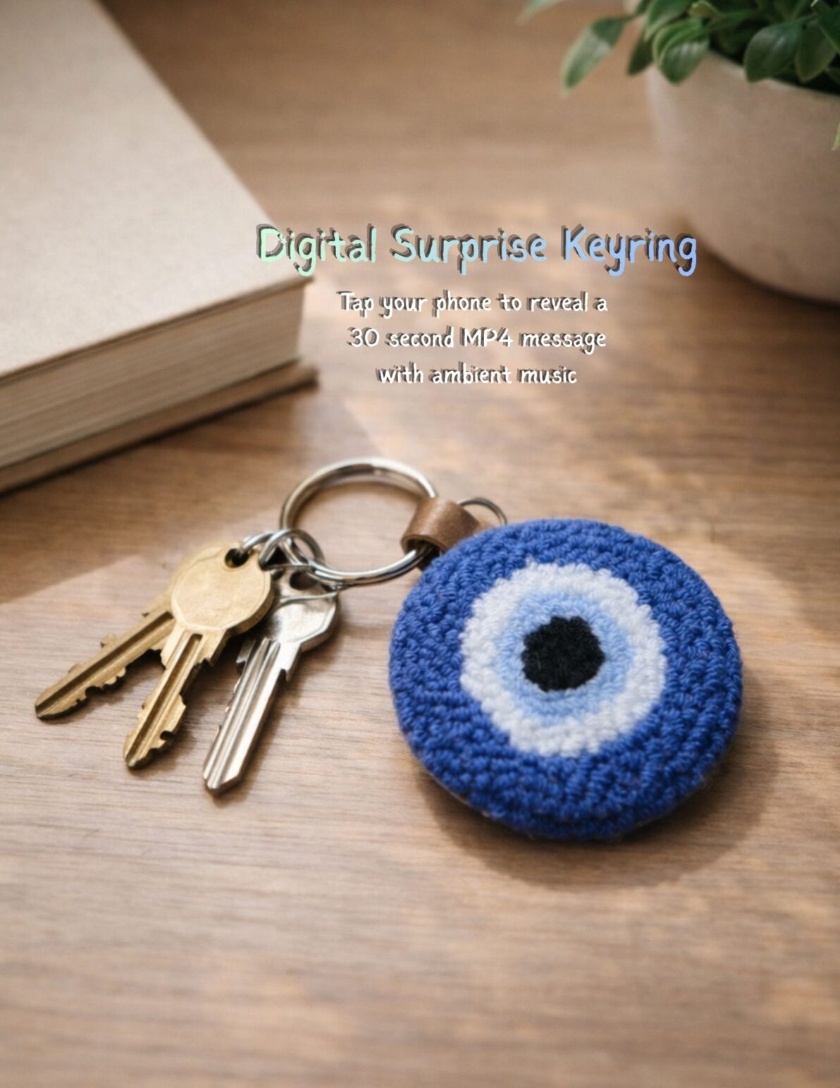 Evil Eye - Digital Message Keyring