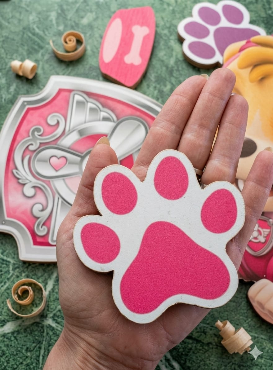 Personalised Paw Patrol Skye Wall Decor Set - Image 4