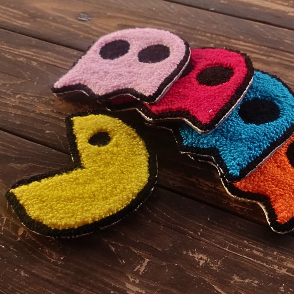 PAC-MAN Inspired Mug Rug Set - Image 3