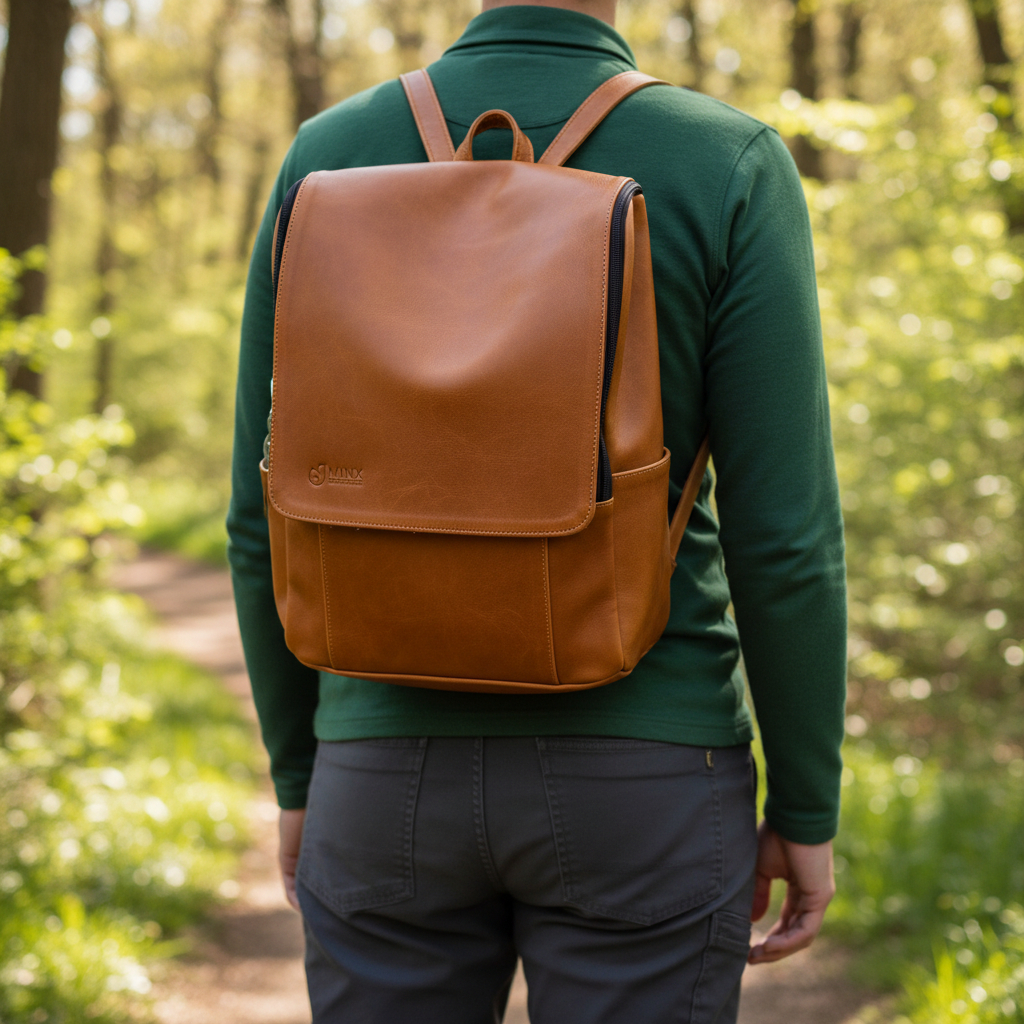 Chicago Leather Backpack - Image 23
