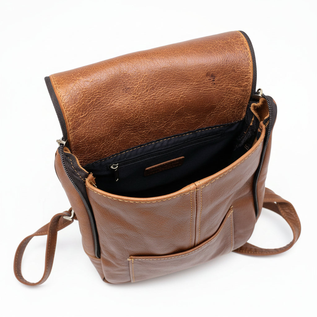 Chicago Leather Backpack - Image 25