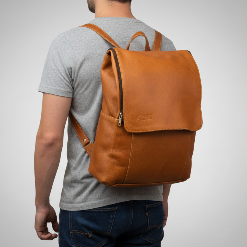 Chicago Leather Backpack - Image 2