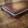 Personalised A5 Leather Notebook Cover