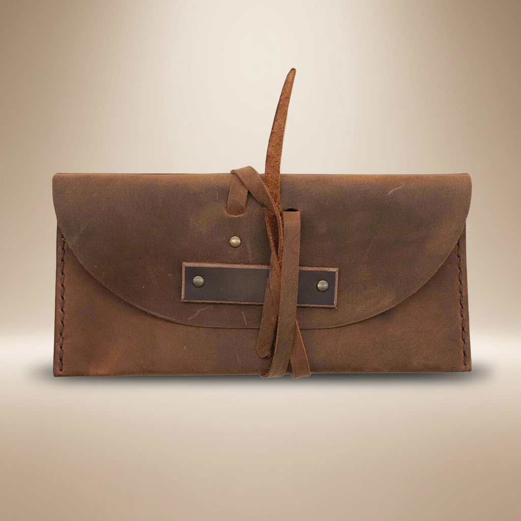 Vintage Leather Sunglass Case - Image 9