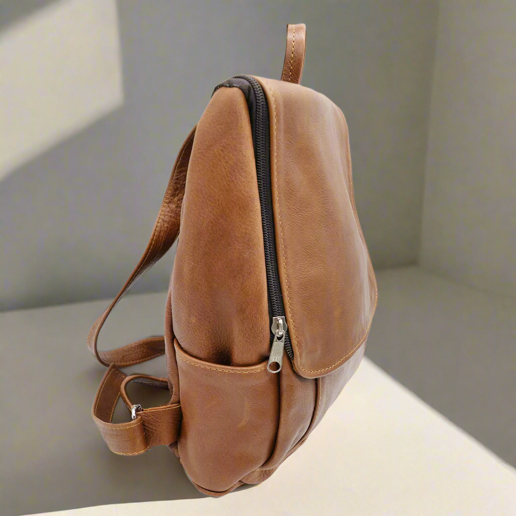 Mini Chicago Leather Backpack - Image 13