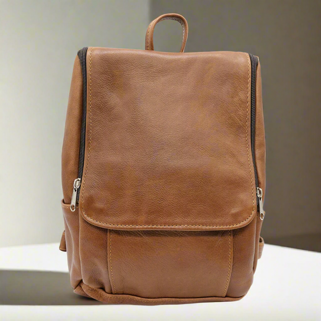 Mini Chicago Leather Backpack - Image 3
