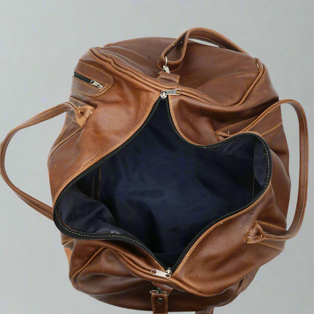 Tommy Duffel Bag Brown - Image 7