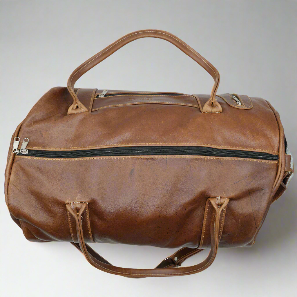 Tommy Duffel Bag Brown - Image 6