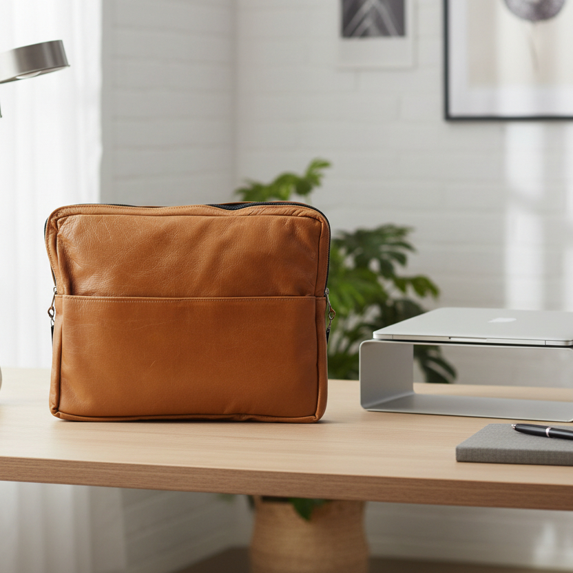 Leather Laptop Sleeve - Image 2