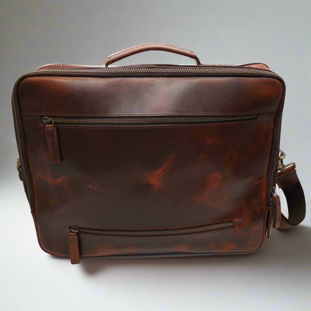 Koh Samui Leather Laptop Bag - Image 7