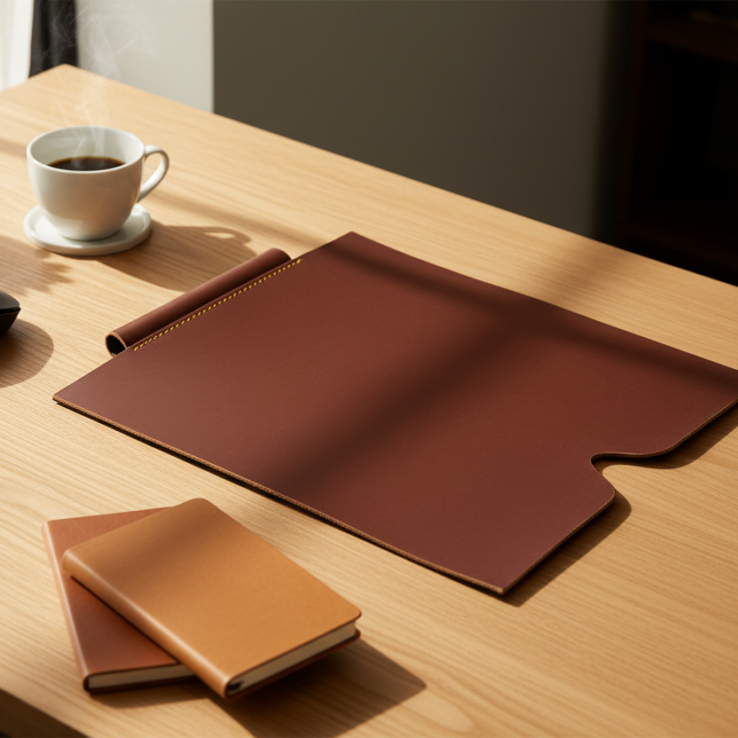 Mouse and Pen Leather Pad - Image 3