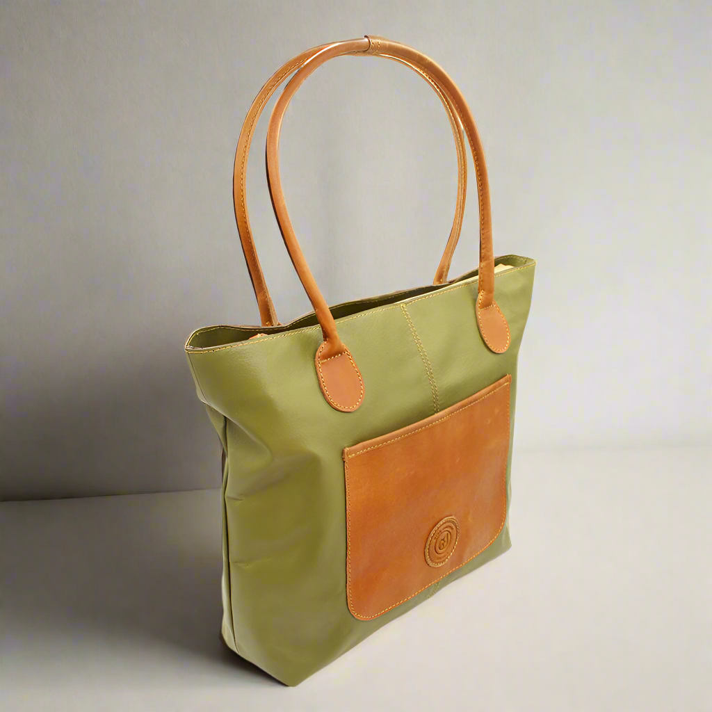 Olivia Leather Handbag - Image 8