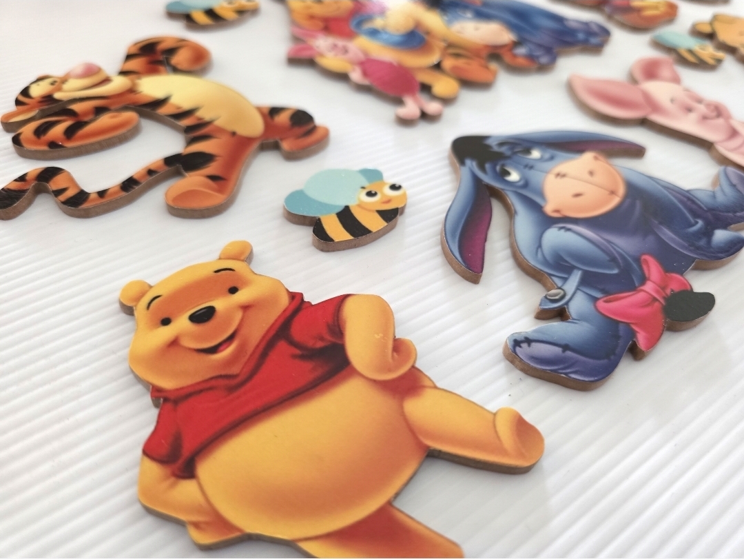 Miniature Winnie the Pooh and Friends Cutout Set - Image 2