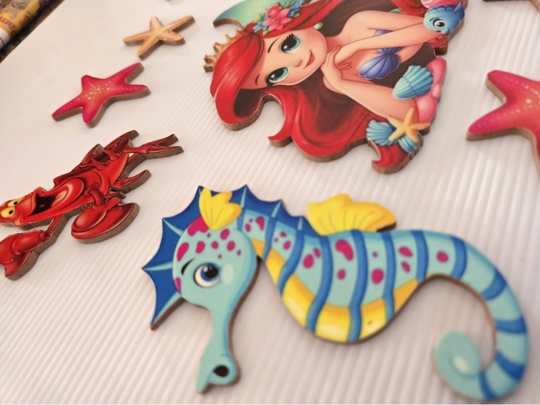 Miniature Little Mermaid and Friends Cutout Set - Image 2