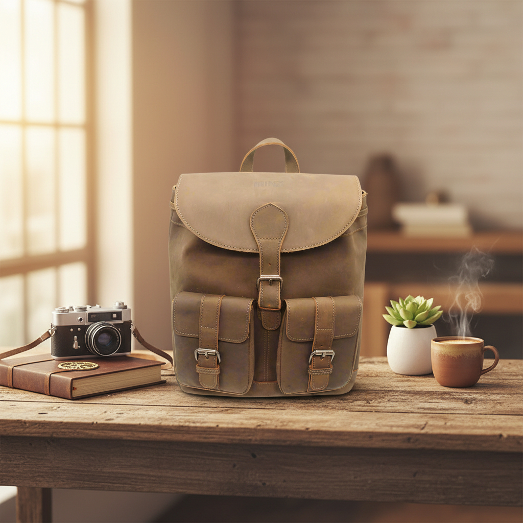 Finn Leather Backpack - Image 11