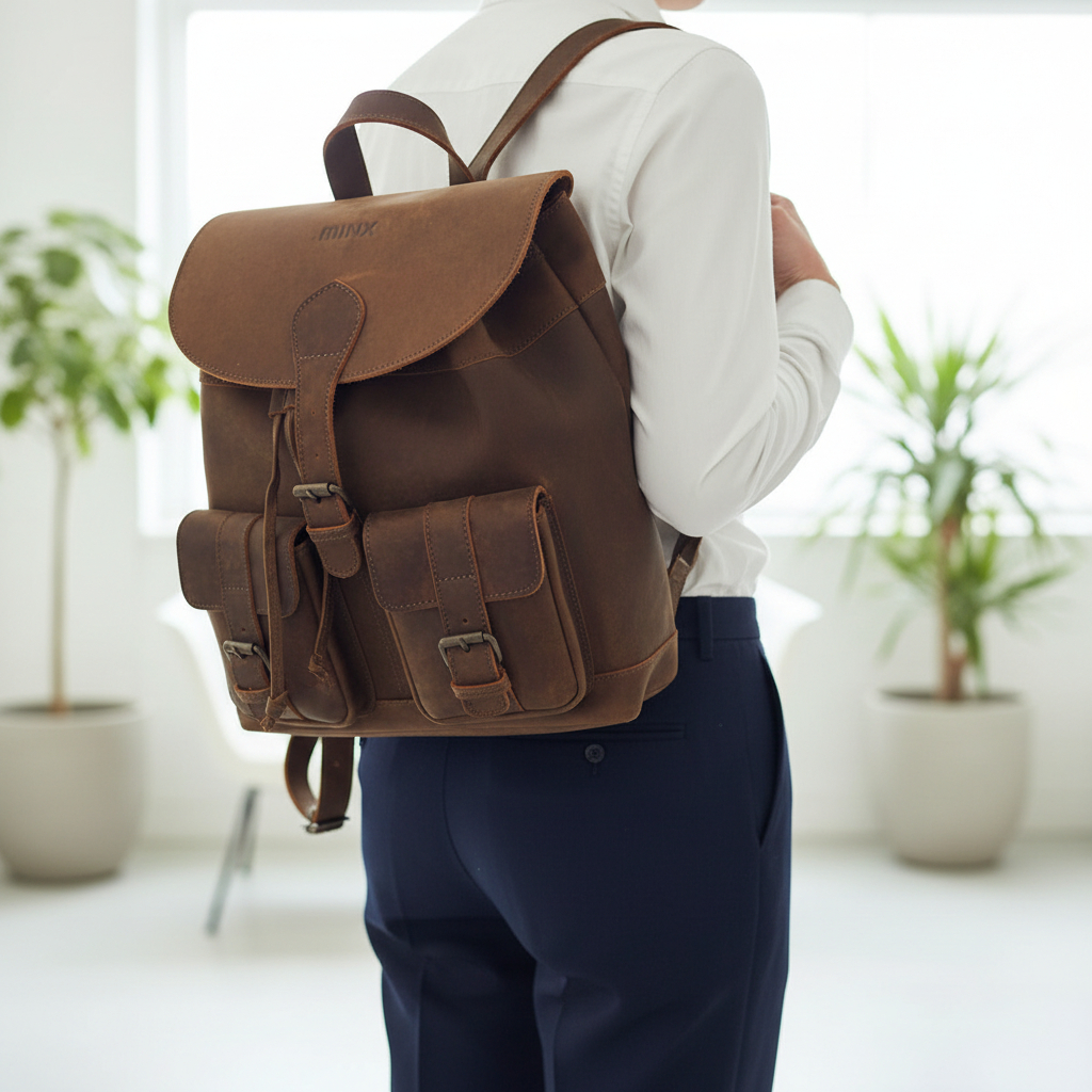 Finn Leather Backpack - Image 12