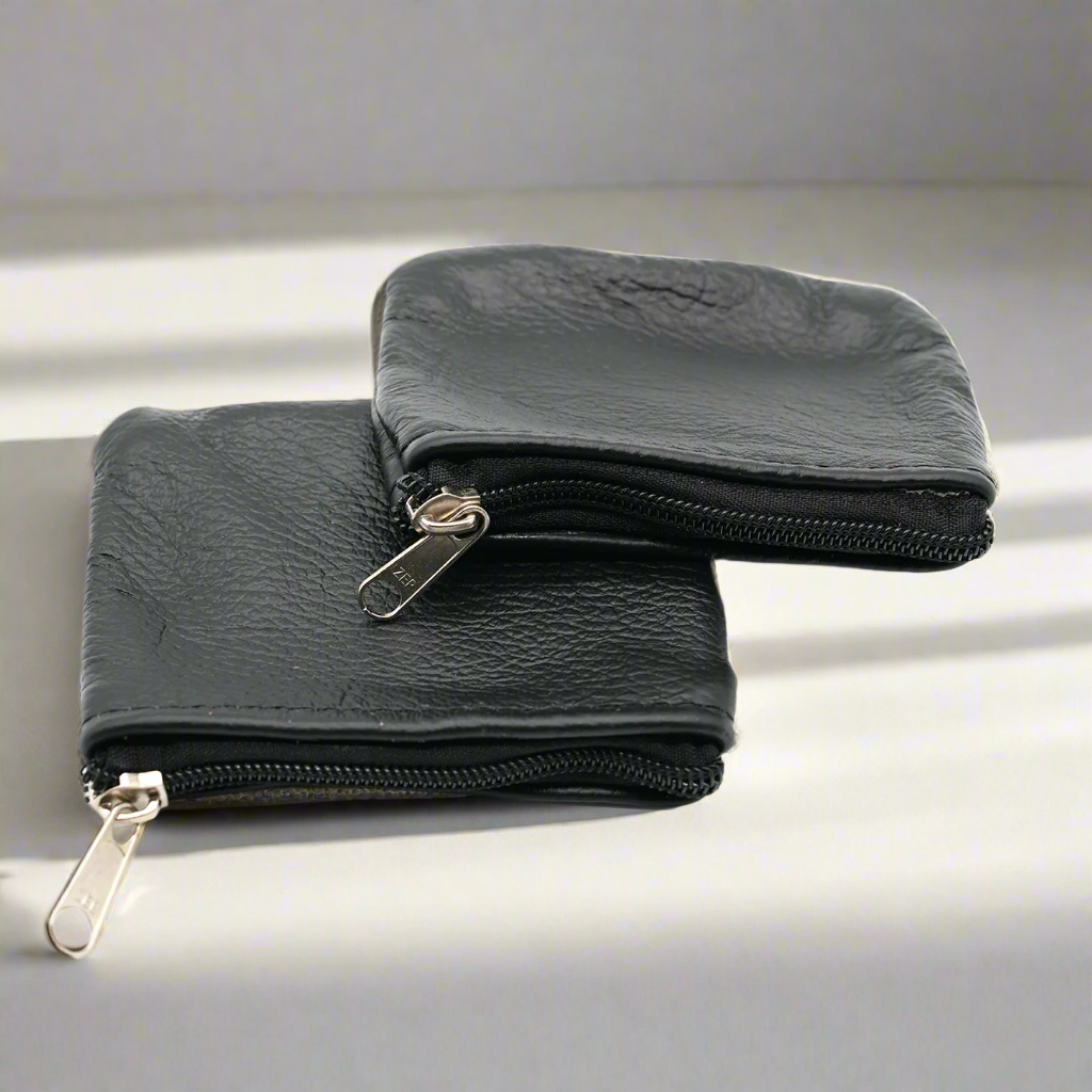 Leather Twin Coin Purse - Image 10