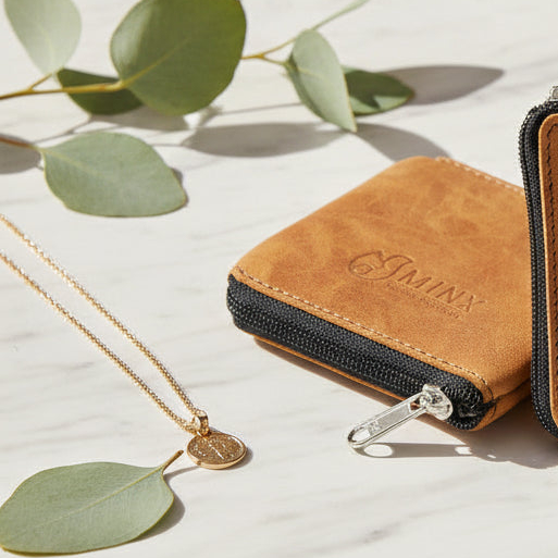 Leather Twin Coin Purse - Image 2