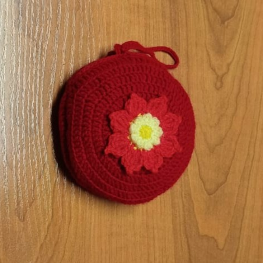 Crochet Foldable Mesh Bag - Image 5