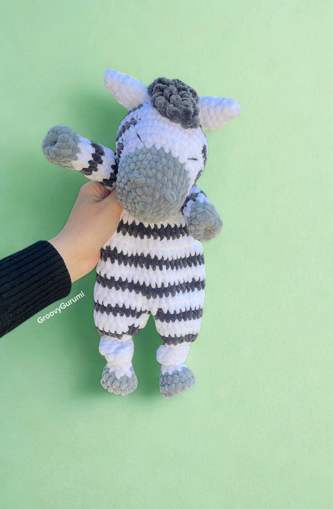 Crochet Zebra Snuggler - Image 2