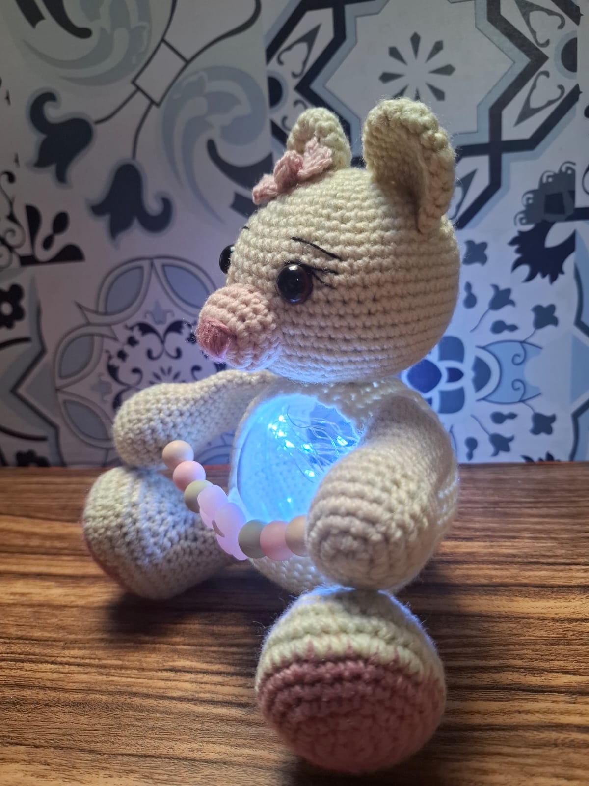 Crochet Glow-Heart Teddy Keepsake - Image 6