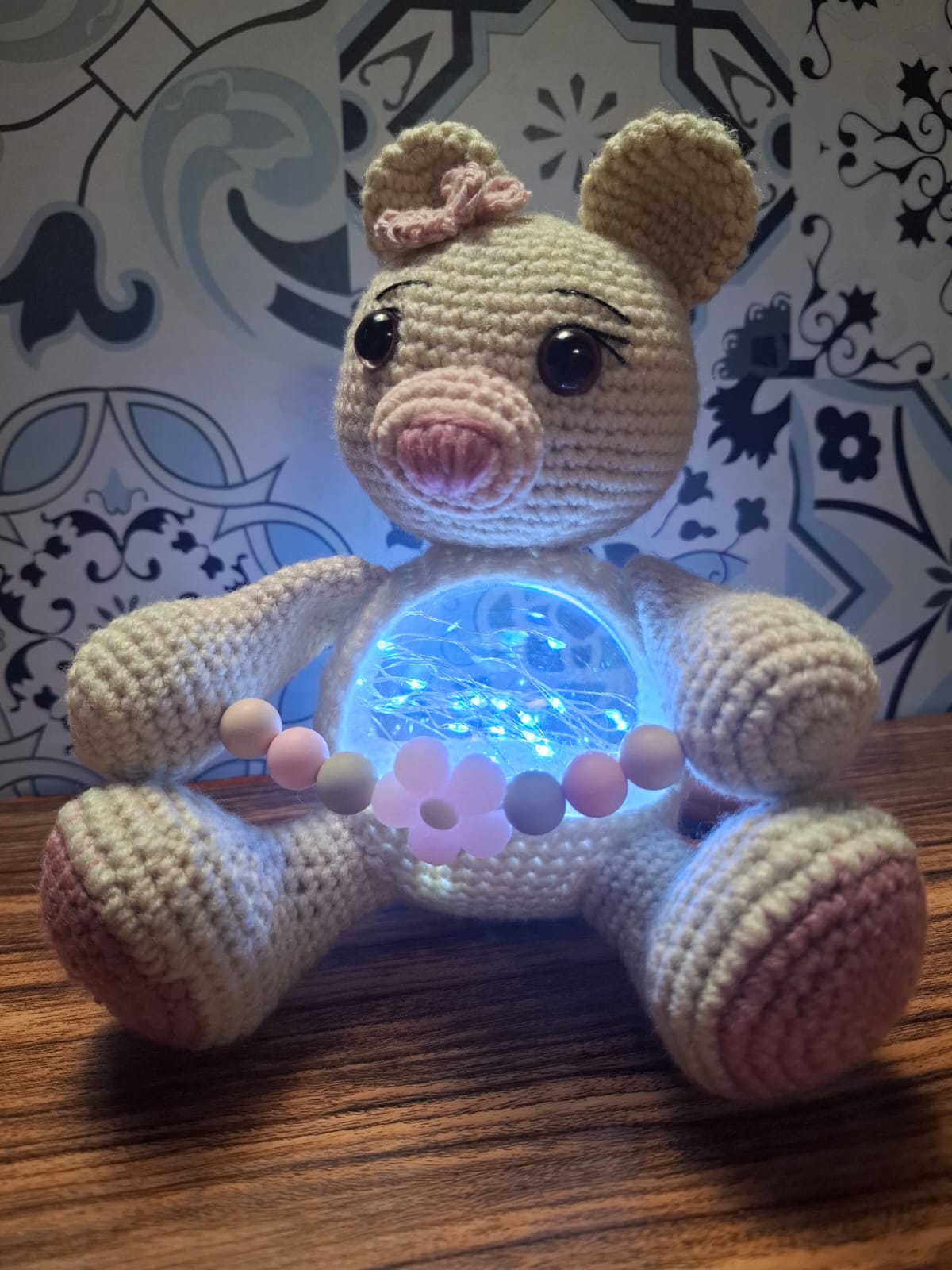 Crochet Glow-Heart Teddy Keepsake - Image 4