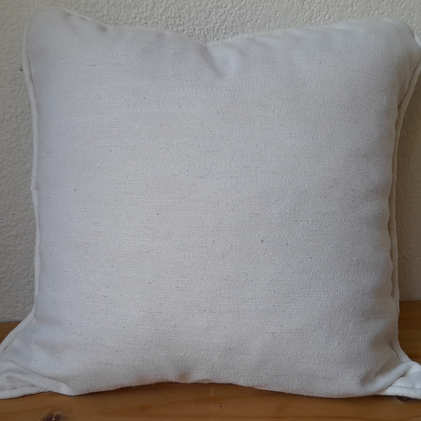 Checked Neutral and Navy Scatter Cushion - Image 2