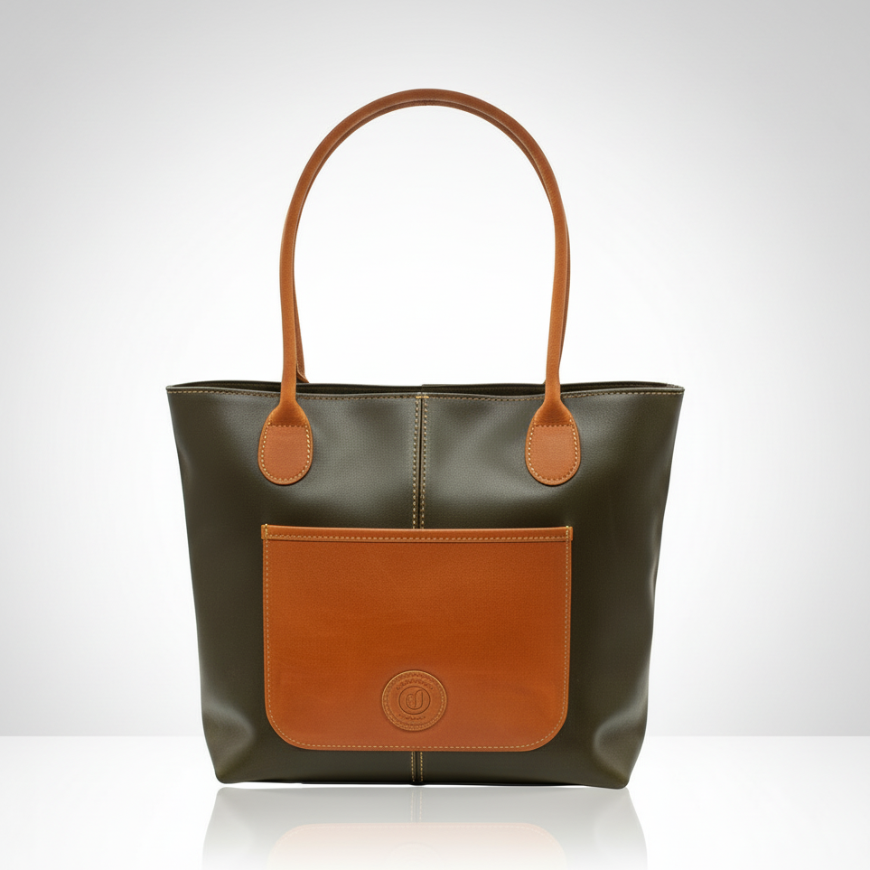 Leather Claudia Handbag - Image 15