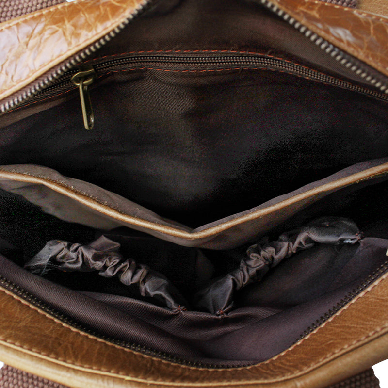 Amaliya Leather Nappy Bag - Image 17