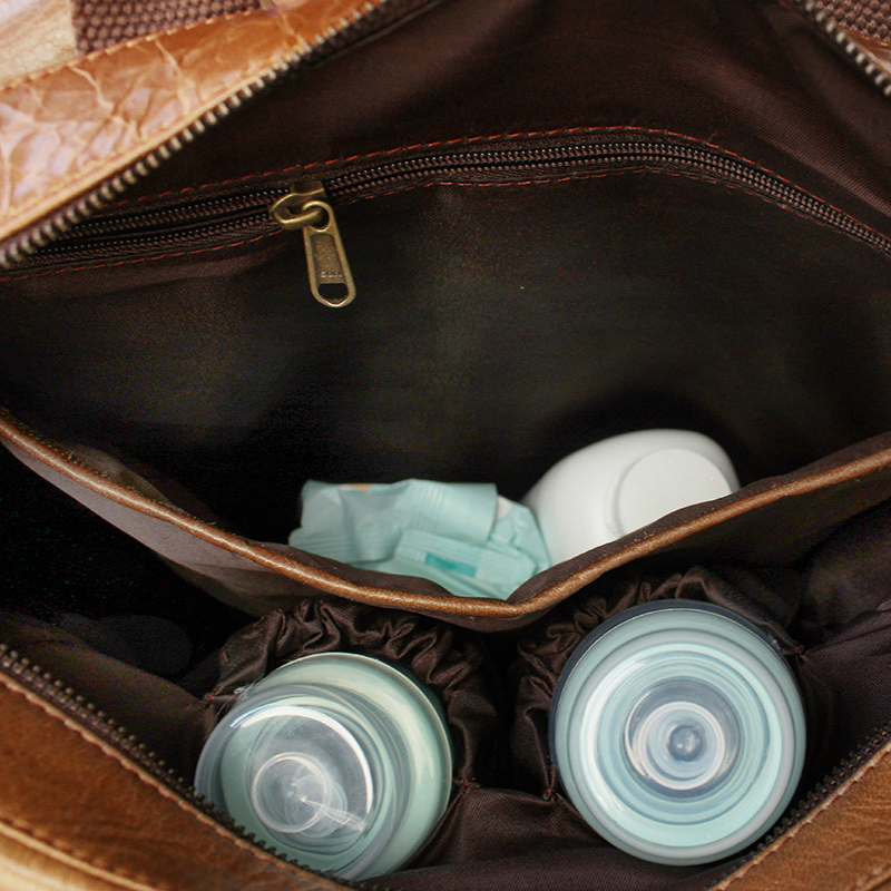 Amaliya Leather Nappy Bag - Image 18