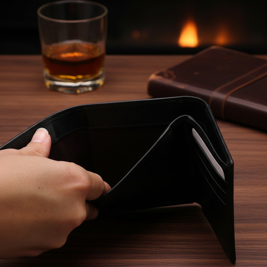 Alaine Leather Mens Wallet - Image 16