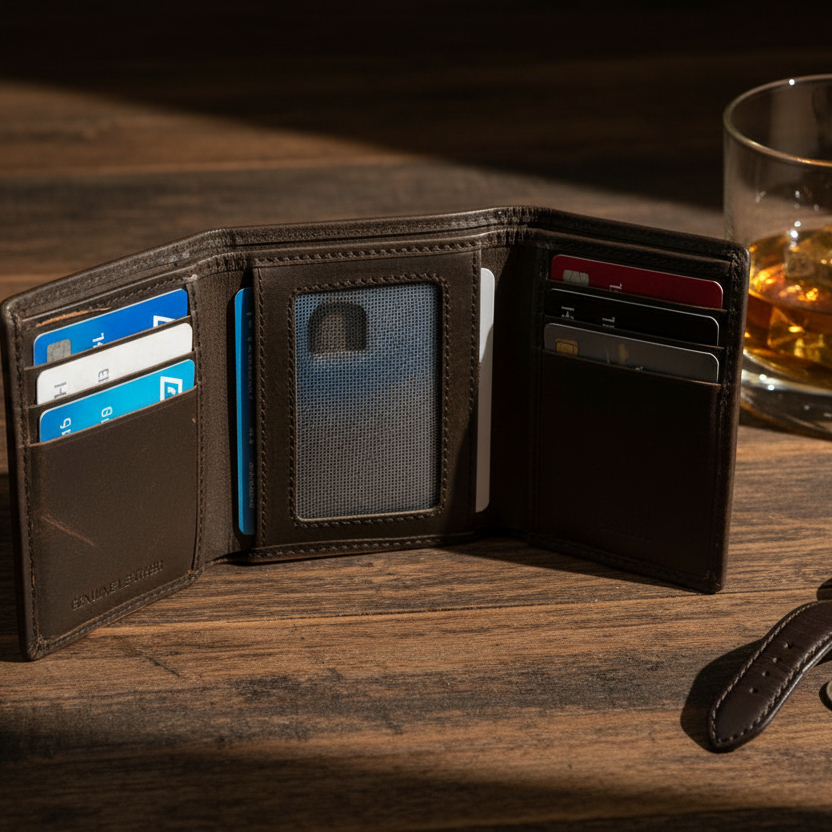 Alaine Leather Mens Wallet - Image 18