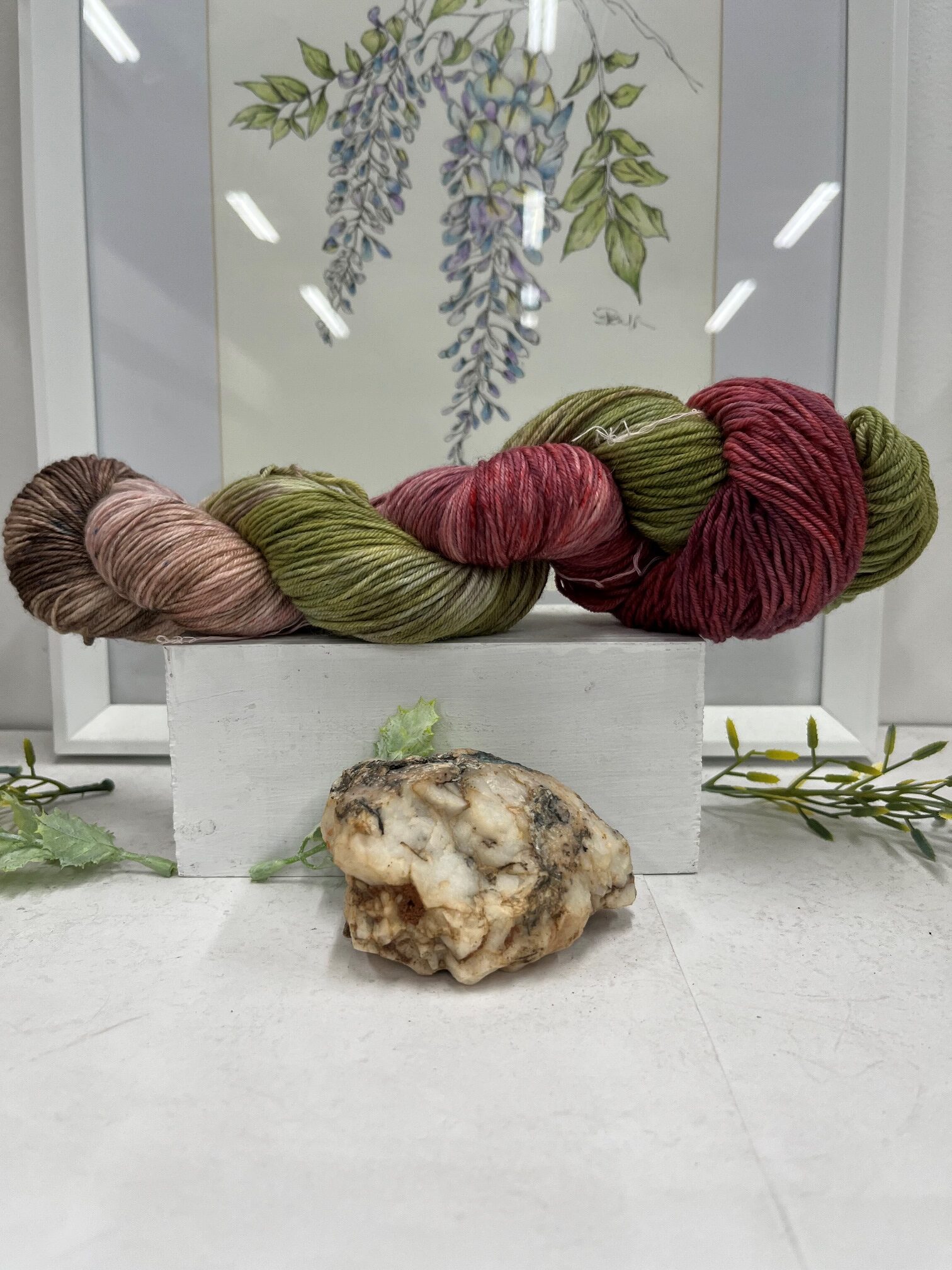 Merino Wool - Red Protea - Image 3