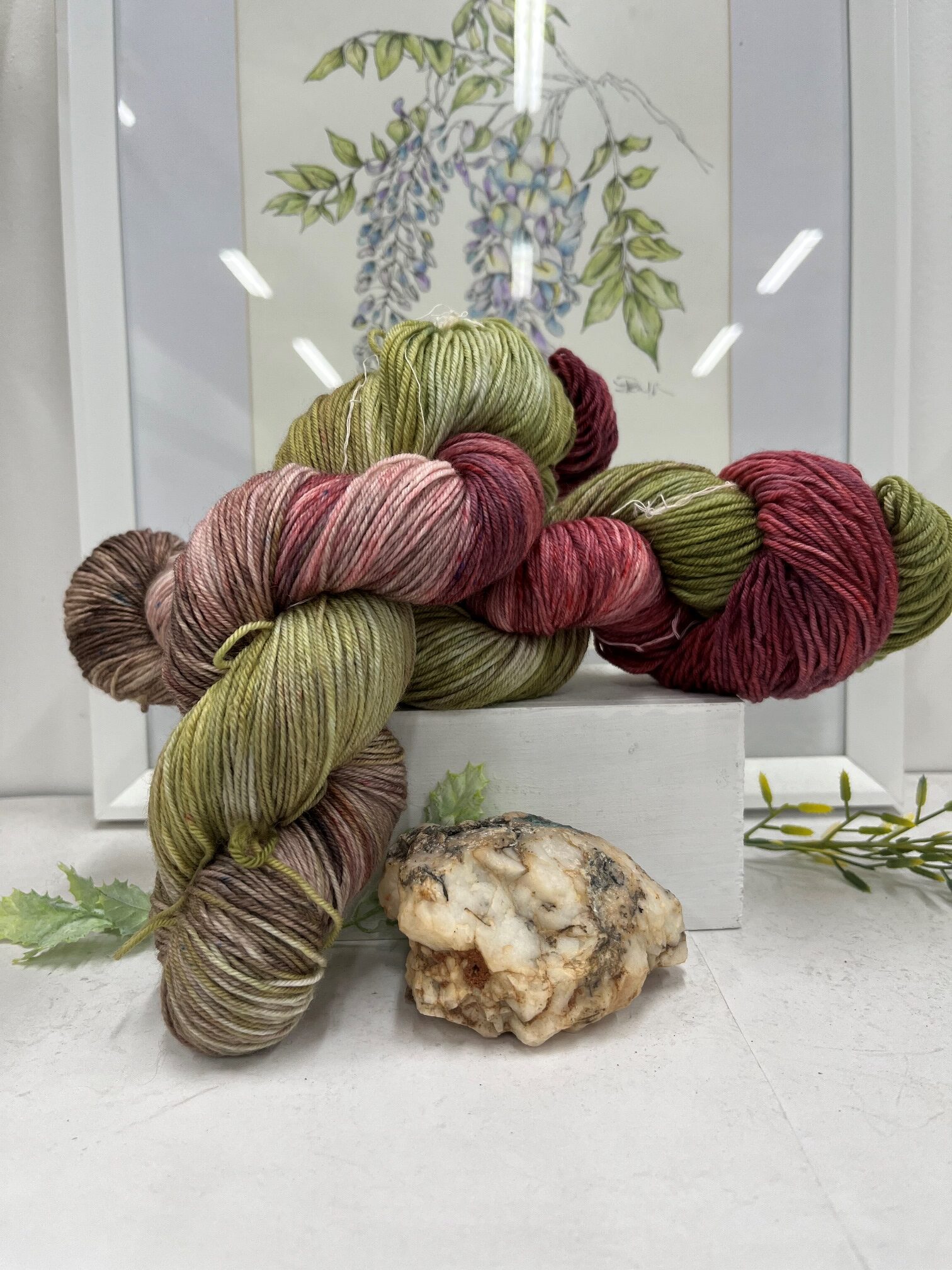 Merino Wool - Red Protea - Image 2